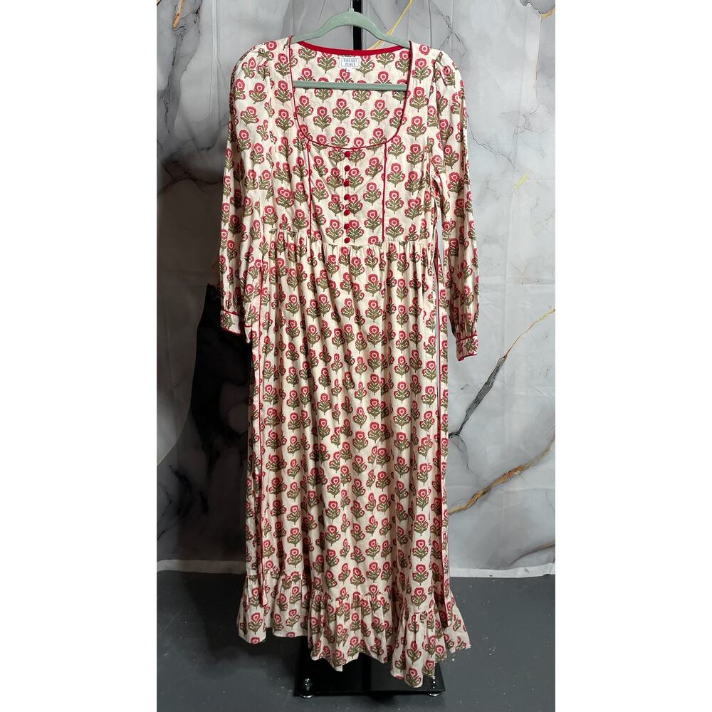 Pink City Prints Maxi Dress Size Small